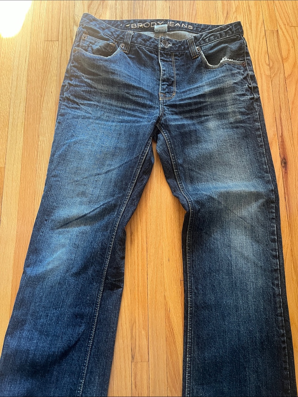 Brody Jeans Men's Indigo Straight-Leg Denim